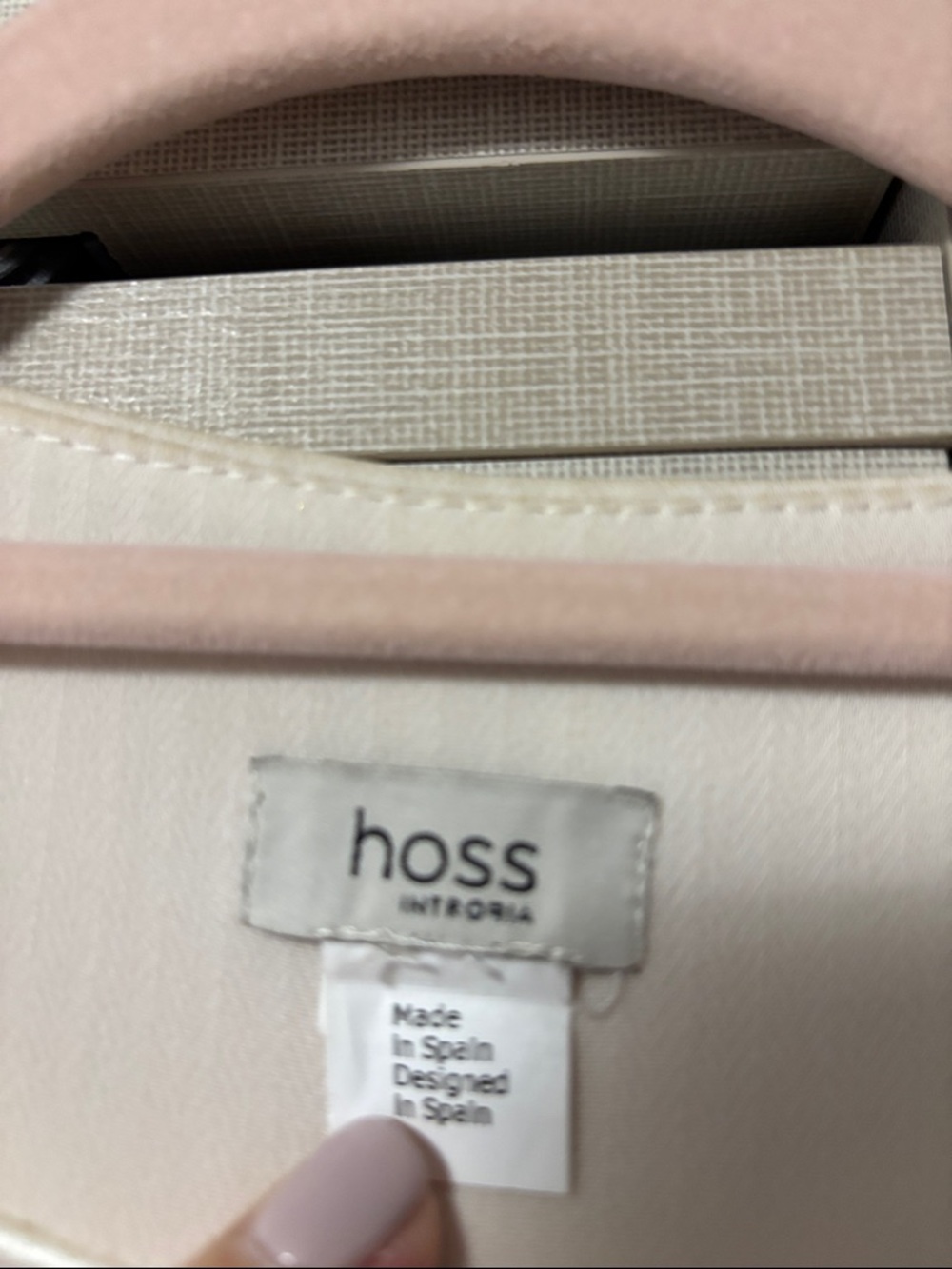Hoss Intropia made in Spain Women's Cream Single-Button Blazer - Picture 5 of 7
